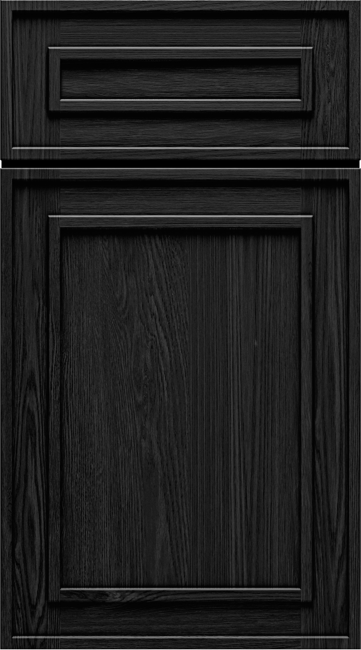 Elegant door sample in Black by Parriot Wood
