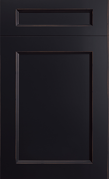 Greenfield door sample in Antique Black by St Martin