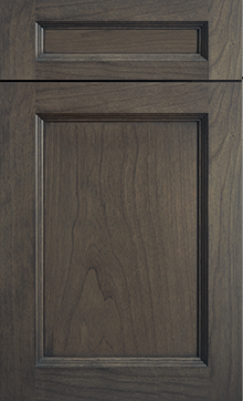 Greenfield door sample in Misty Gray by St Martin