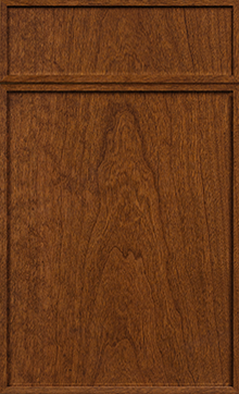 Hampton Square door sample in Cherry Cognac by St Martin