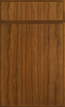 Hampton Square door sample in Natural Walnut by St Martin