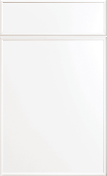 Hampton door sample in Bright White by St Martin