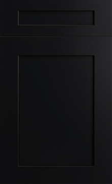 Lakeland II door sample in Simply Black by St Martin