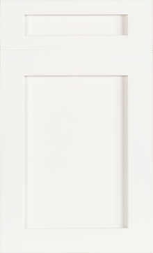 Lakeland II door sample in Simply White by St Martin
