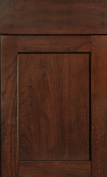 Lakeland door sample in Cherry Chestnut by St Martin