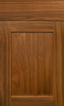Lakeland door sample in Natural Walnut by St Martin
