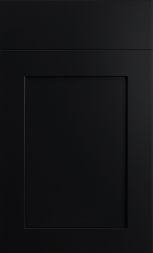 Lakeland door sample in Simply Black by St Martin