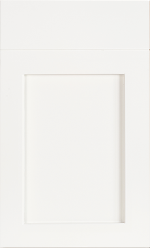 Lakeland door sample in Simply White by St Martin