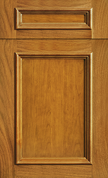 Ridgewood door sample in Ginger Cherry by St Martin