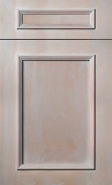 Ridgewood door sample in Weathered Cherry by St Martin