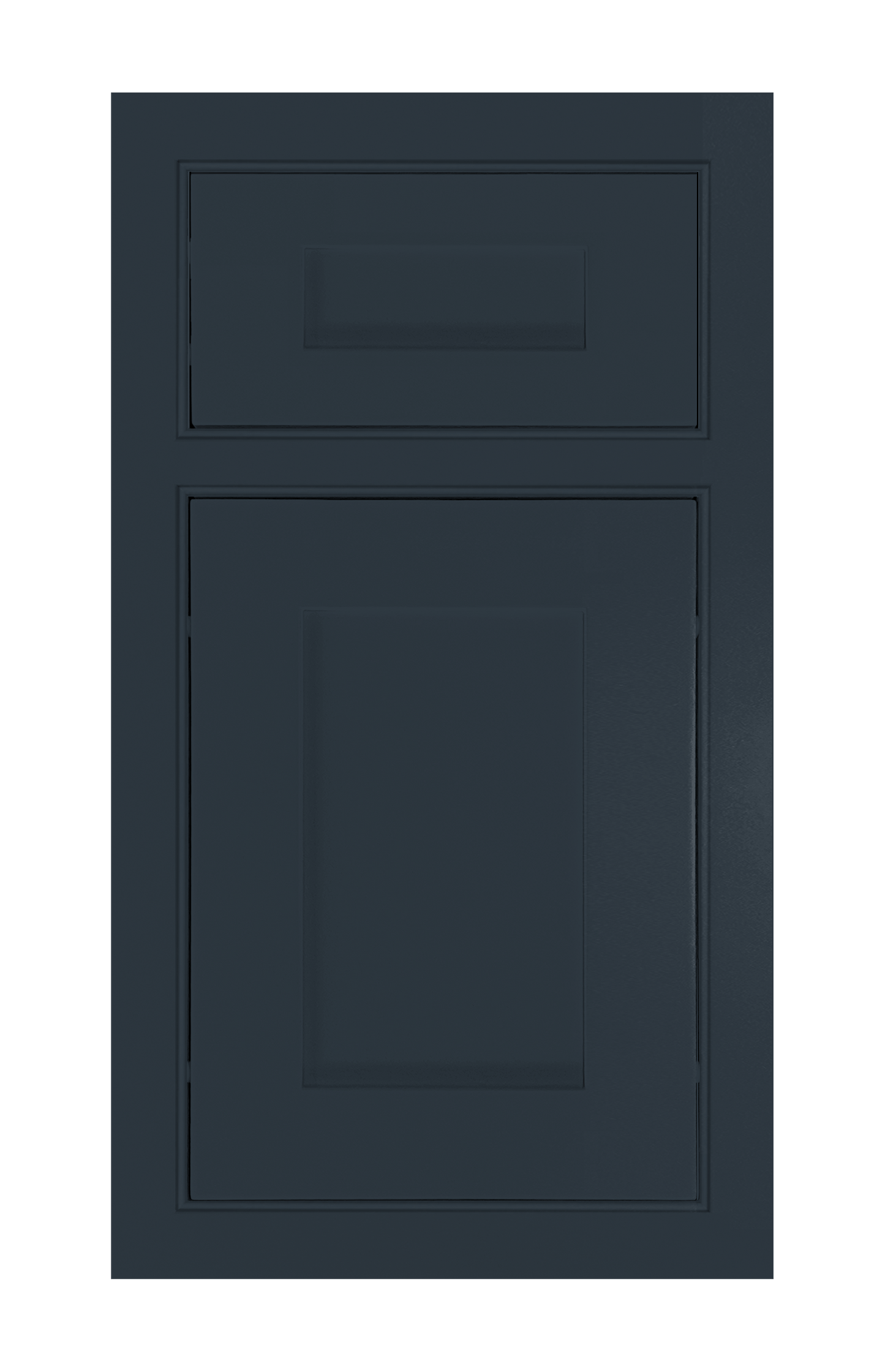 Beaded Frame Shaker door sample in Indigo by Europly