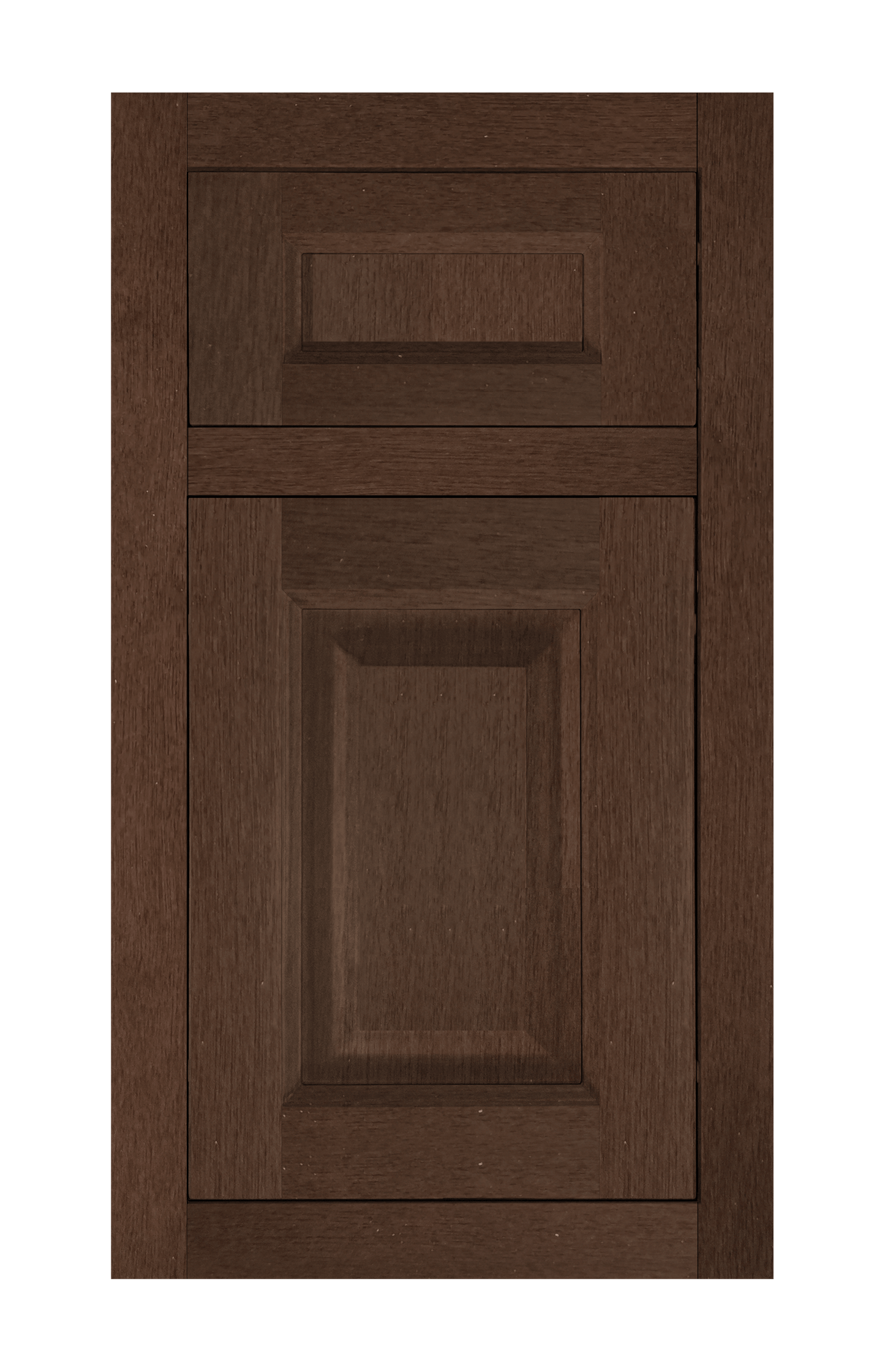 Traditional Frame Raised door sample in Ginger Birch by Europly