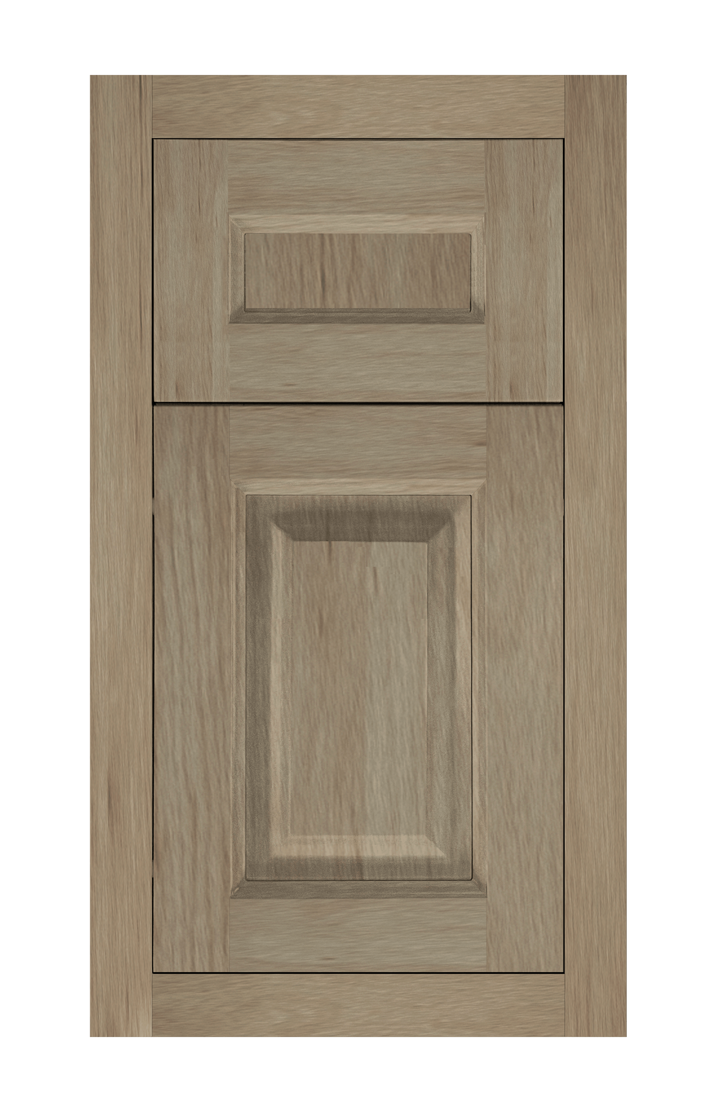 Modern Frame Raised door sample in Honey Birch by Europly