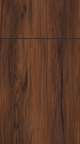 Woodland door sample in Brown Warmia Walnut by Parriot Wood