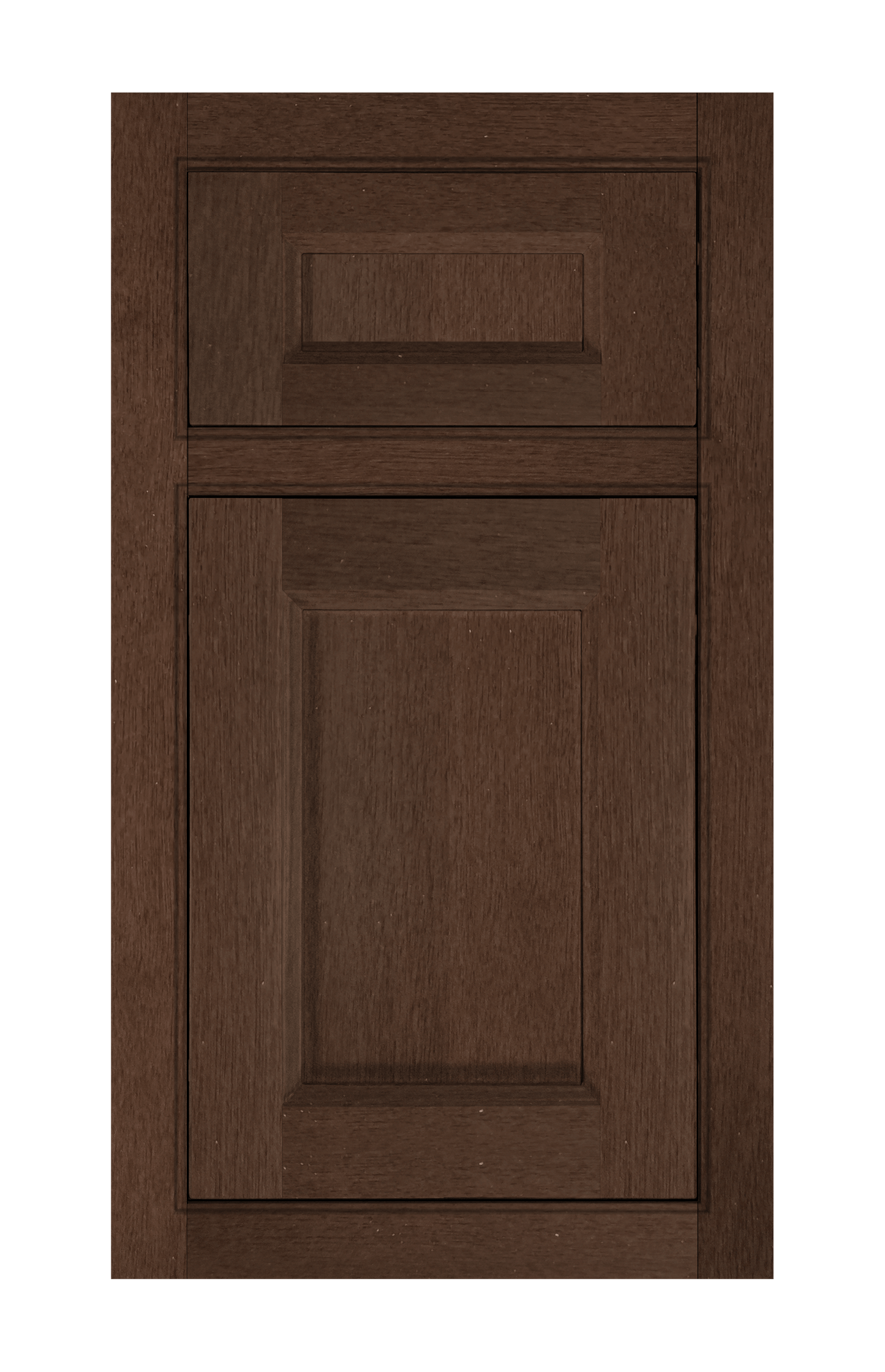 Beaded Frame Recessed door sample in Ginger Birch by Europly