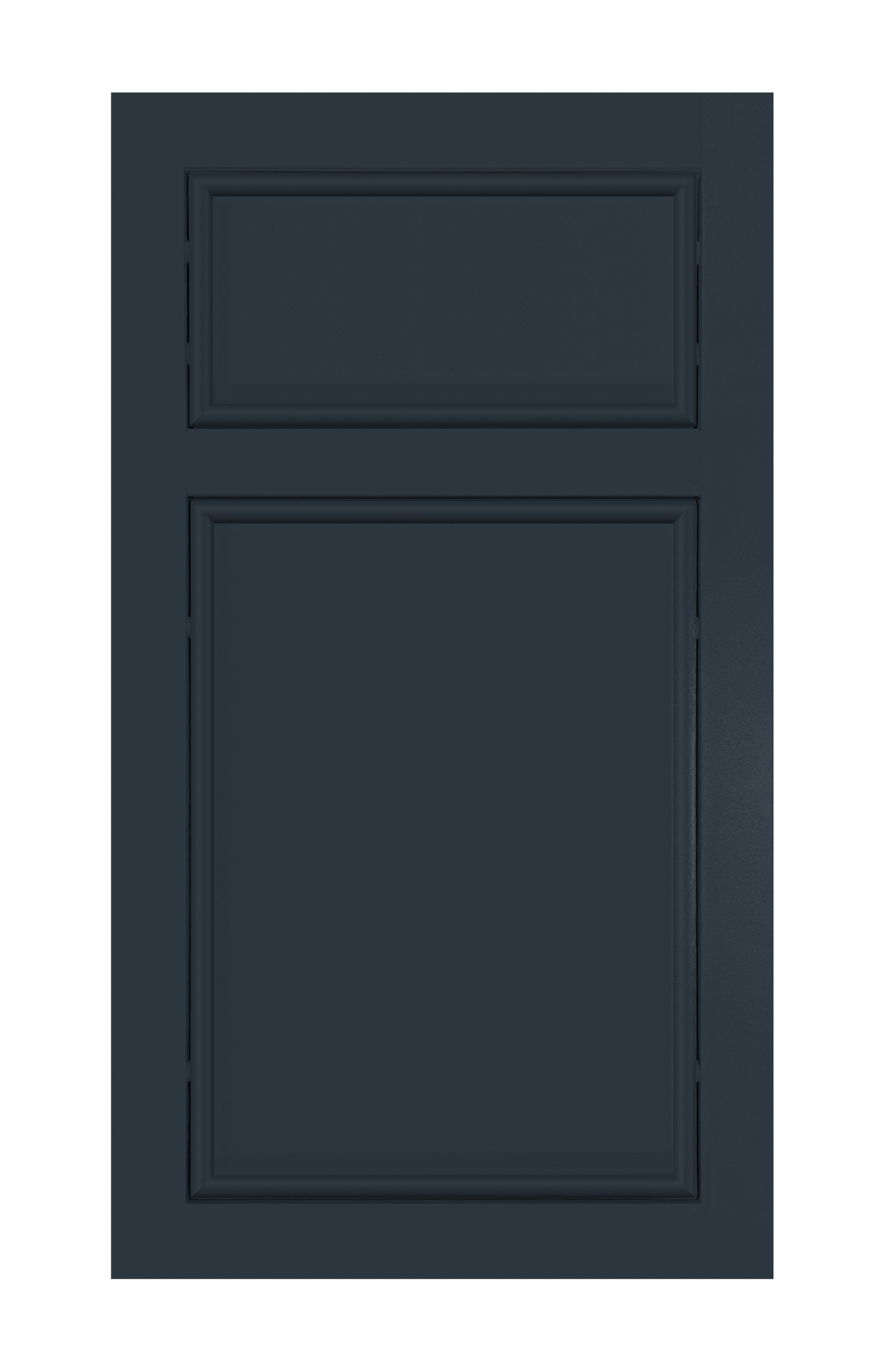 Traditional Frame Oval Edge door sample in Indigo by Europly