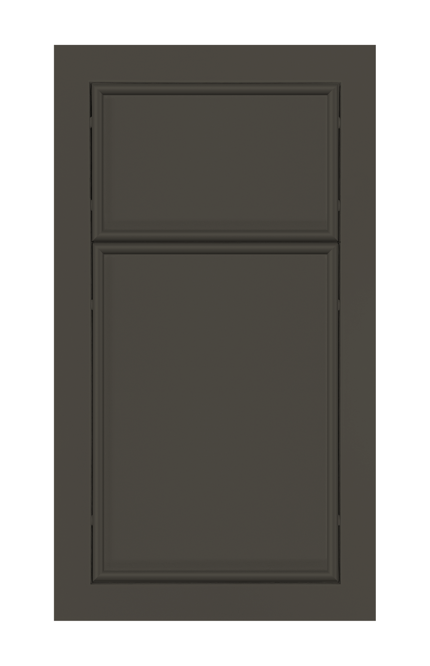 Modern Frame Oval Edge door sample in Lava Ash by Europly