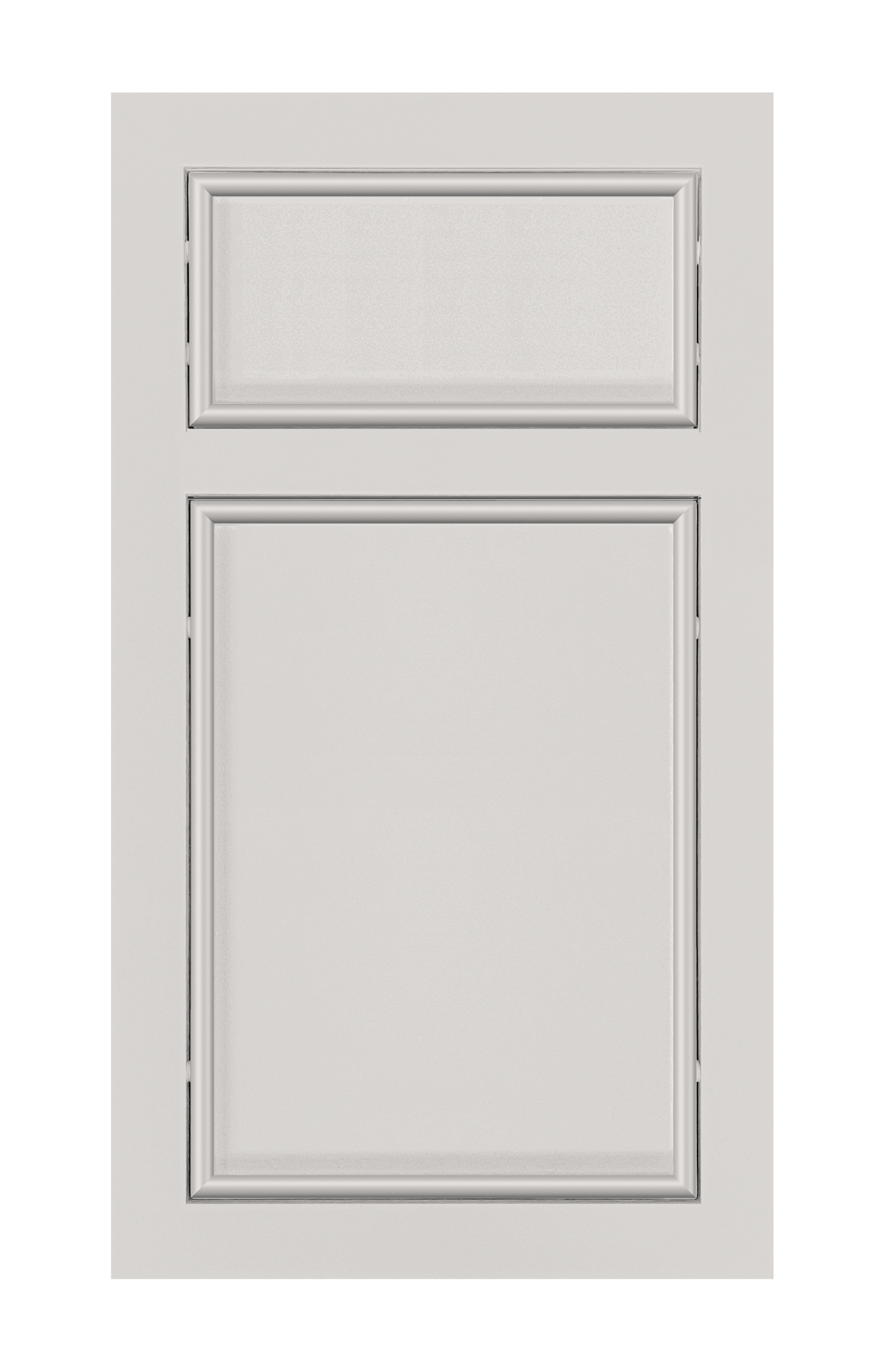 Traditional Frame Oval Edge door sample in Pearl White by Europly
