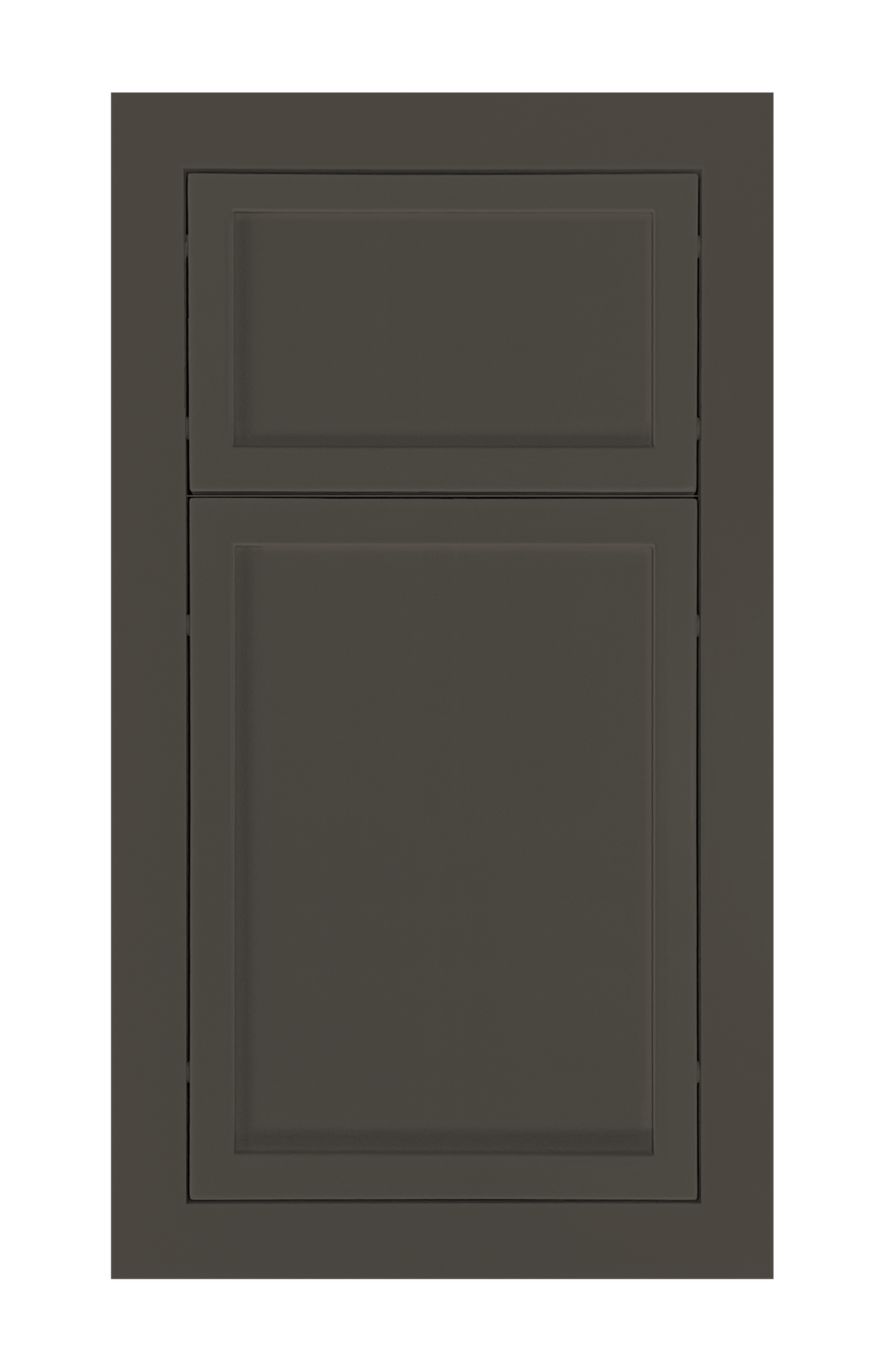 Modern Frame Slim Shaker door sample in Lava Ash by Europly