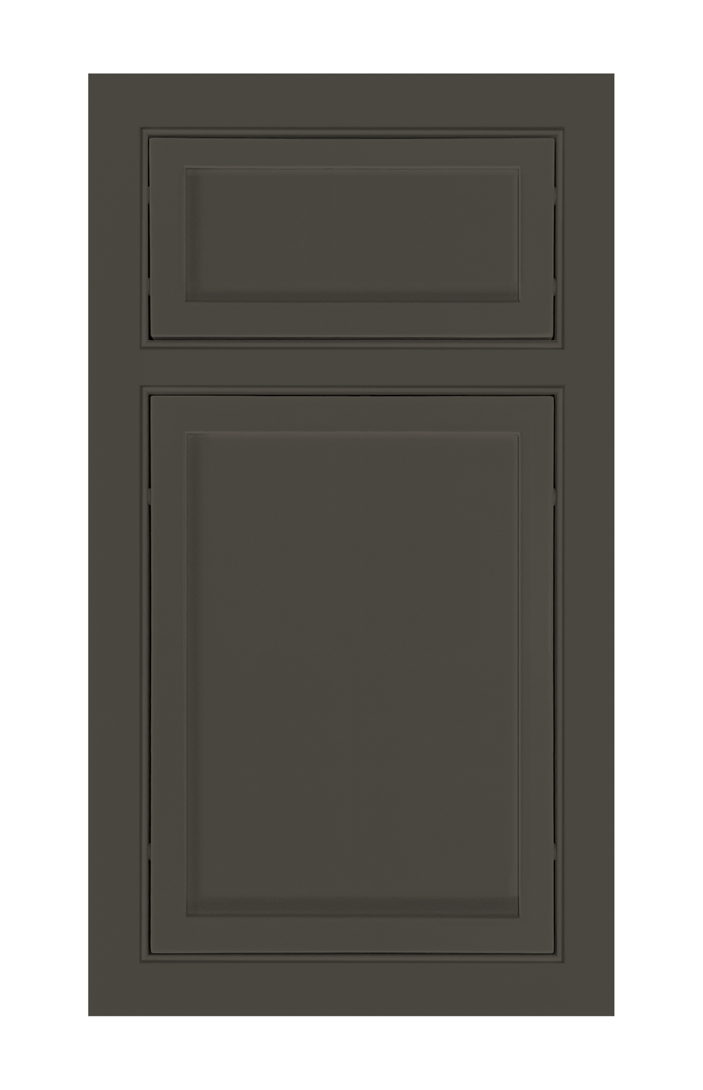 Beaded Frame Slim Shaker door sample in Lava Ash by Europly