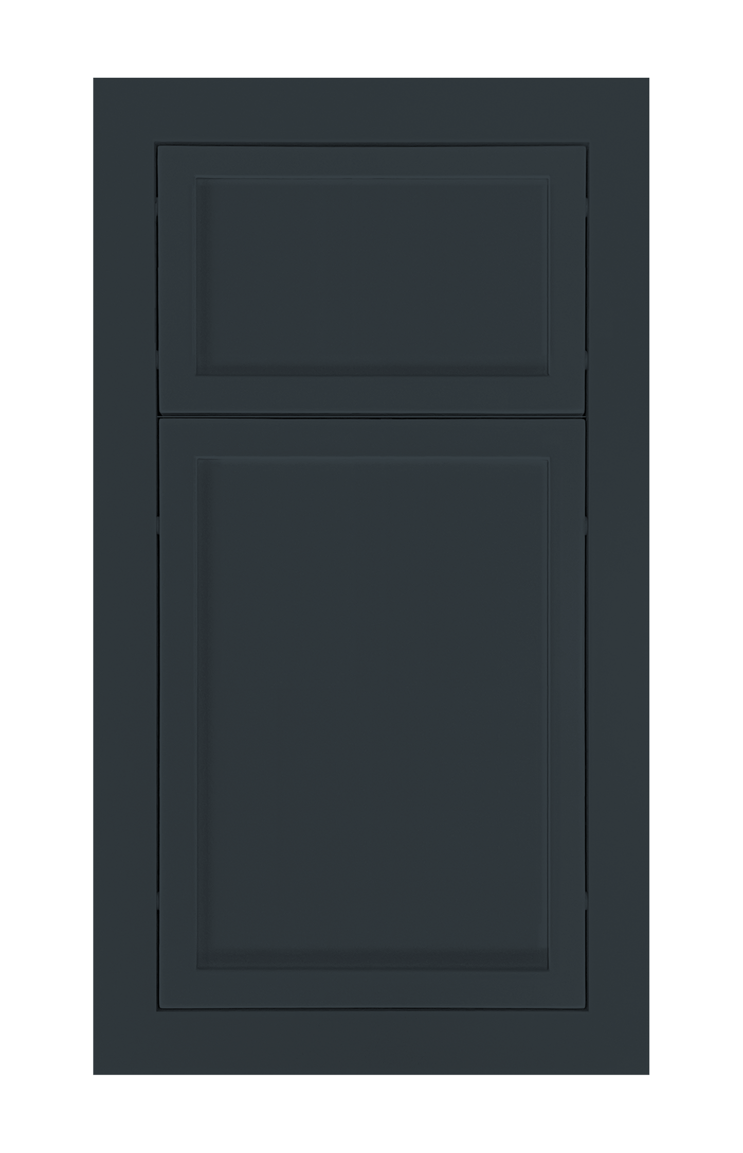 Modern Frame Slim Shaker door sample in Space Grey by Europly