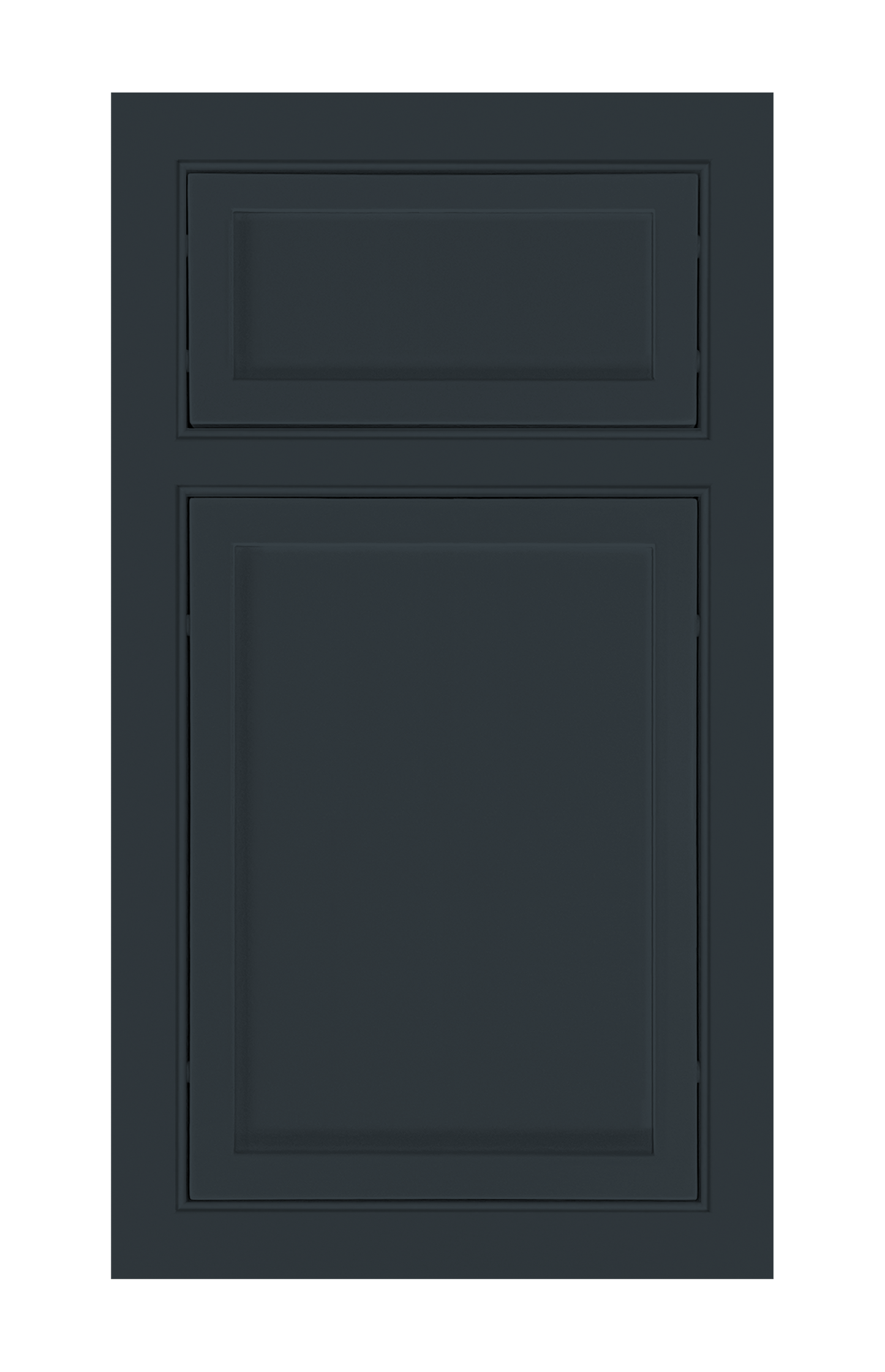 Beaded Frame Slim Shaker door sample in Space Grey by Europly