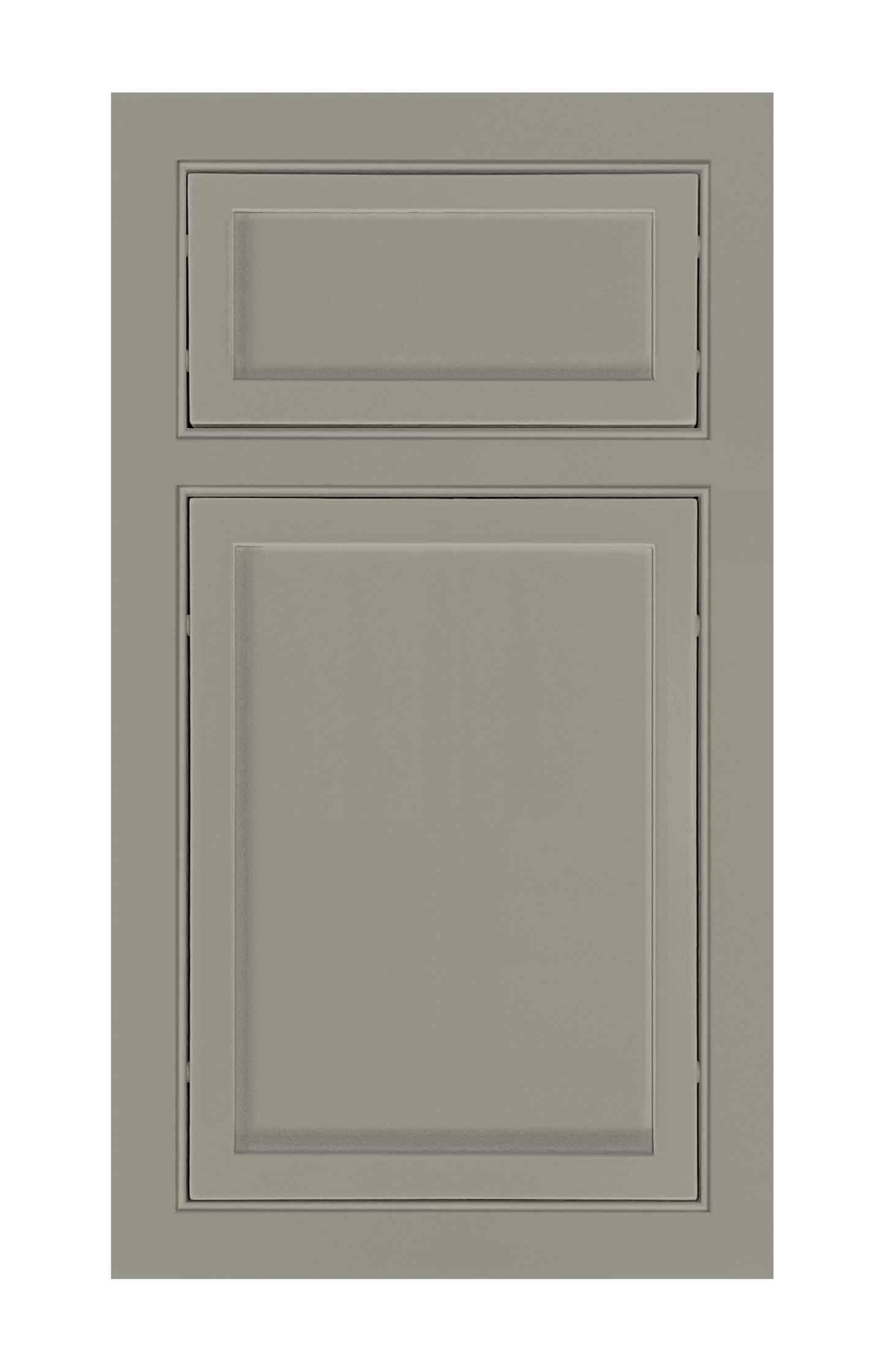 Beaded Frame Slim Shaker door sample in Vanilla by Europly