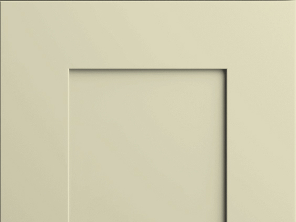 Elegant + door sample in Linen by CNC Cabinetry