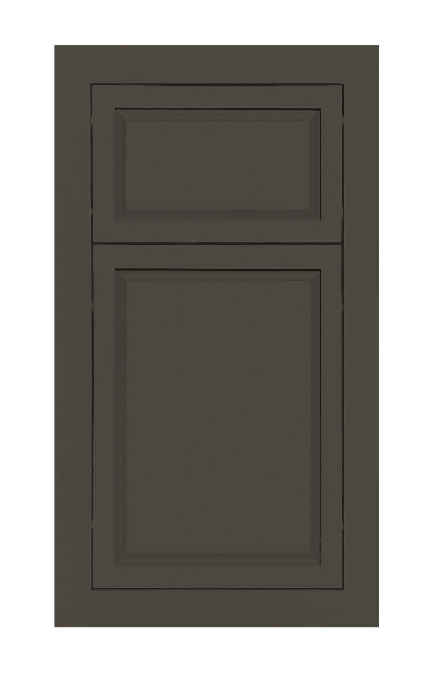 Modern Frame Slim Raised door sample in Lava Ash by Europly