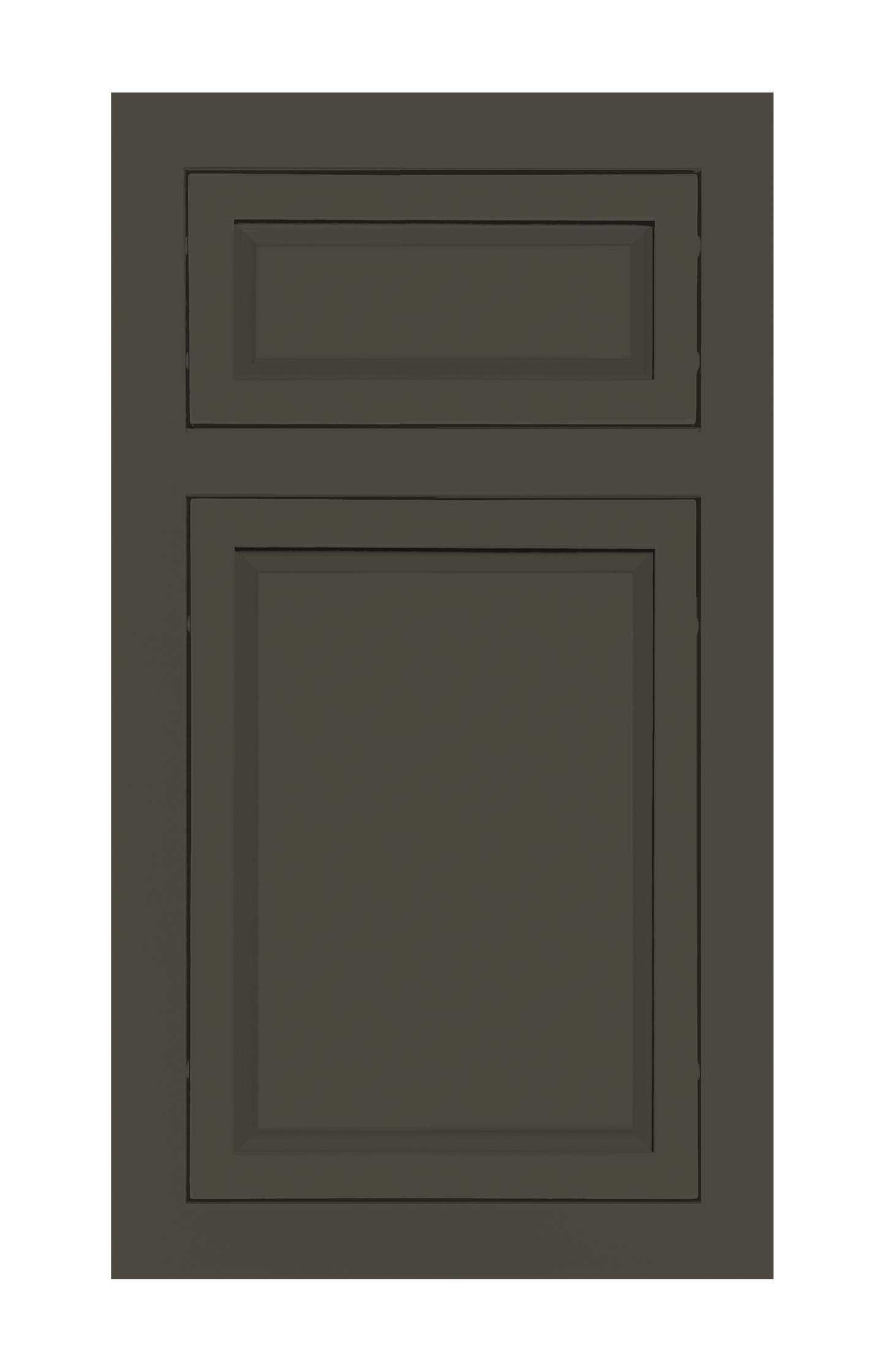 Traditional Frame Slim Raised door sample in Lava Ash by Europly