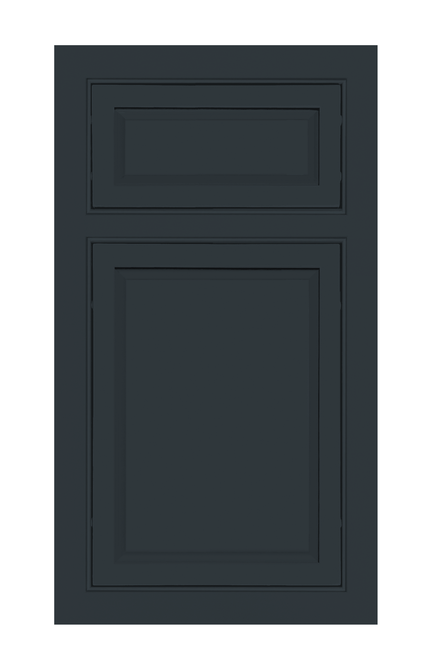 Beaded Frame Slim Raised door sample in Space Grey by Europly