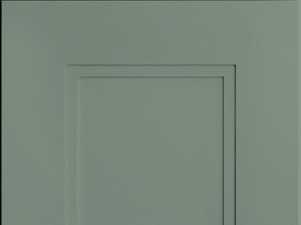 Fashion + door sample in Sage by CNC Cabinetry
