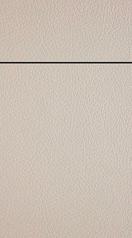 Florence door sample in Beige Leather by Parriot Wood