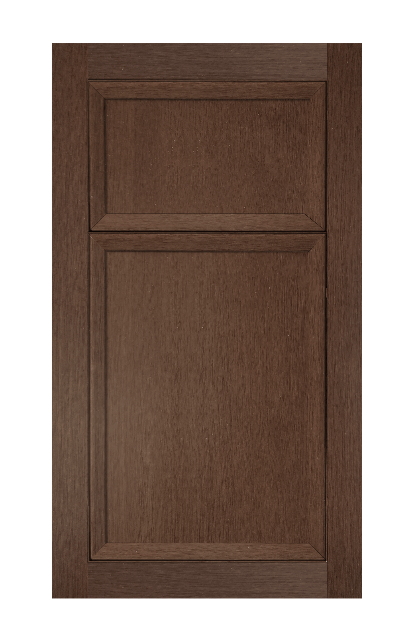 Modern Frame Beveled Edge door sample in Ginger Birch by Europly