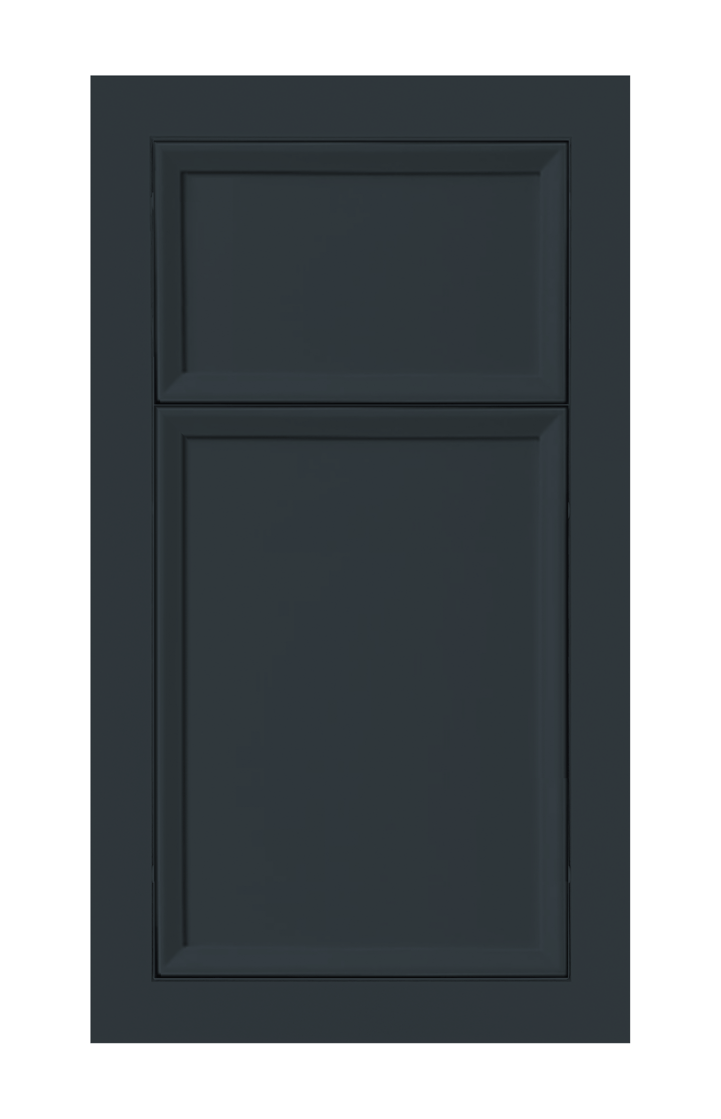 Modern Frame Beveled Edge door sample in Space Grey by Europly