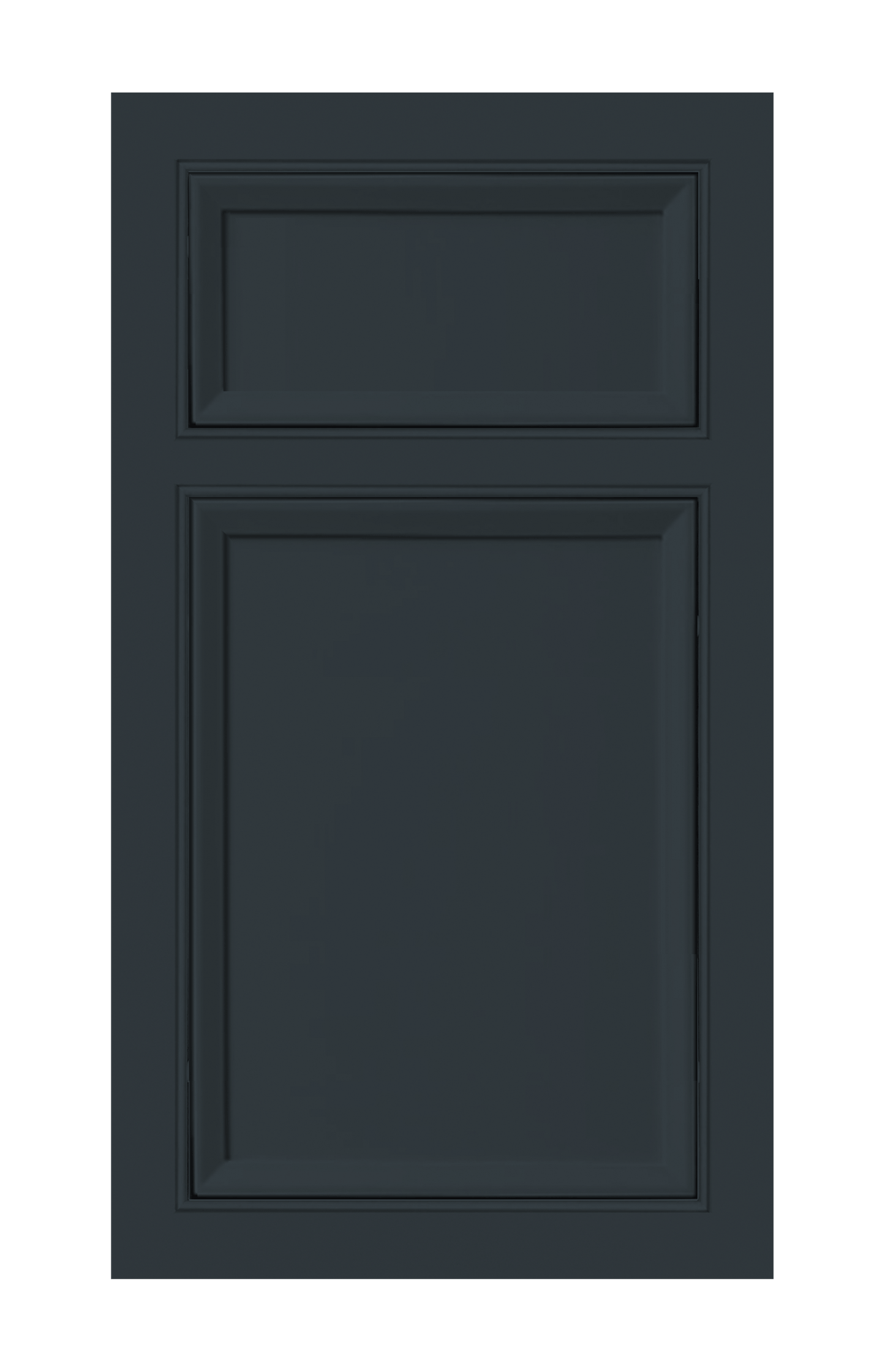 Beaded Frame Beveled Edge door sample in Space Grey by Europly