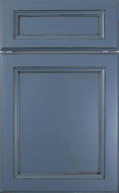 Oxford in Maple 5PC FP Denim Blue w/ Choc Handwiped Glaze by Integrity Cabinetry