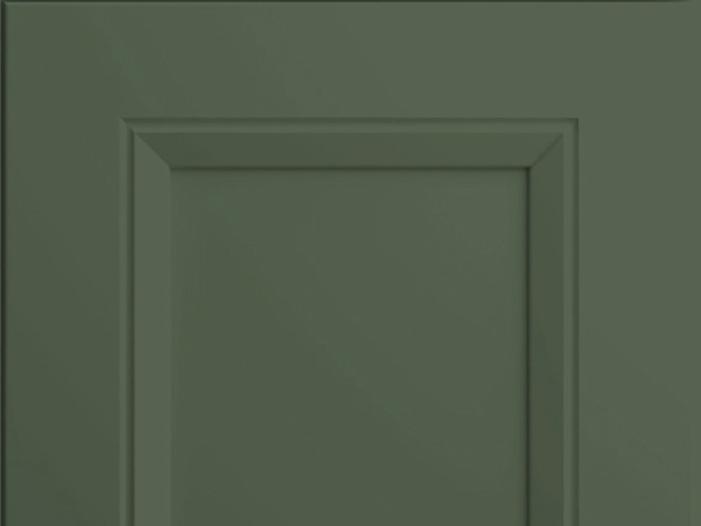 Richmond + door sample in Evergreen by CNC Cabinetry