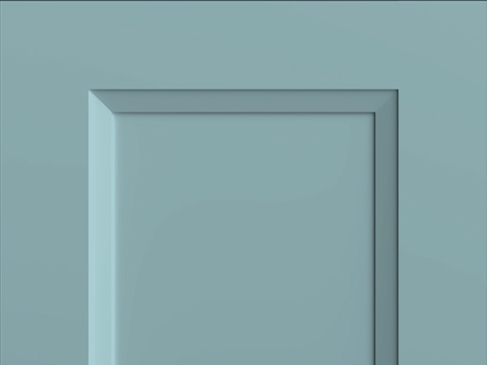 Sydney + door sample in Mountain Stream by CNC Cabinetry