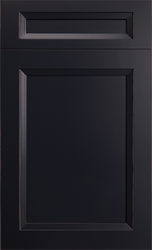 Bellrose door sample in Antique Black by St Martin