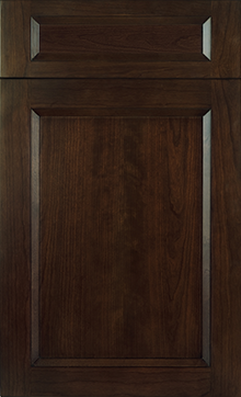 Bellrose door sample in Cherry Black Walnut by St Martin