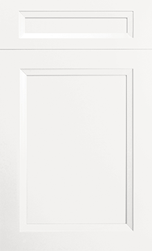 Bellrose door sample in Simply White by St Martin