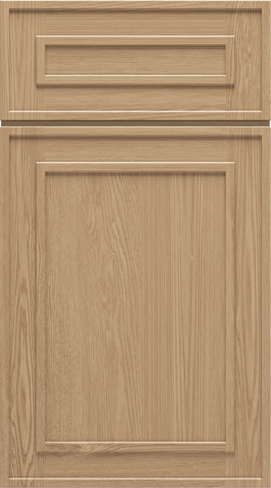 Elegant door sample in Oak by Parriot Wood