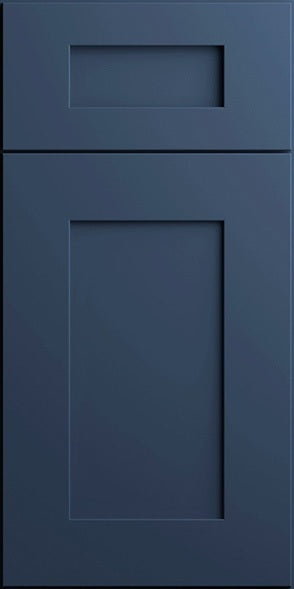 Elegant door sample in Ocean by CNC Cabinetry