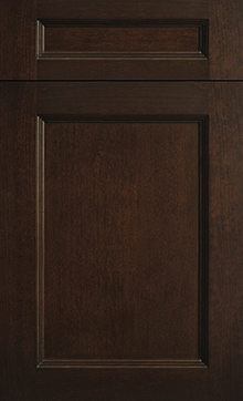 Greenfield door sample in Cherry Black Walnut by St Martin