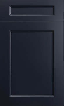 Greenfield door sample in Midnight Blue by St Martin