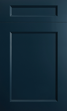 Greenfield door sample in Ocean Blue by St Martin