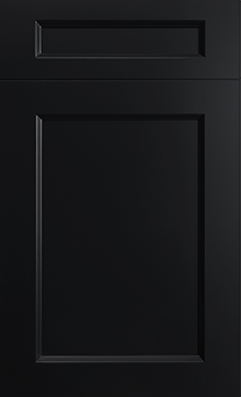 Greenfield door sample in Simply Black by St Martin