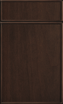Hampton door sample in Cherry Black Walnut by St Martin