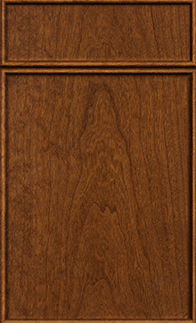 Hampton door sample in Cherry Cognac by St Martin
